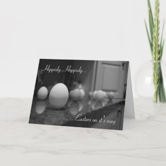 Cartão De Festividades Hippidy, Hoppidy..., ...Páscoas nele...