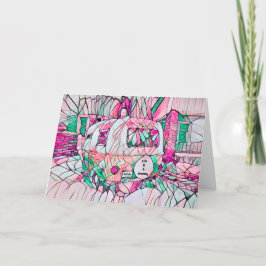 Cartão De Festividades Hippie Life É Uma Jornada Ir Para Uma Campanha Ver