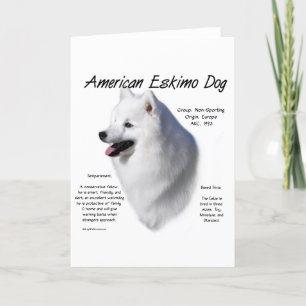 Cartão De Festividades História Americana Do Cachorro Eskimo; Tudo Sobre 