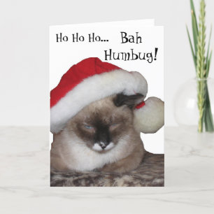 Cartão De Festividades Ho Ho... Bah~Humbug!