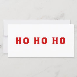 CARTÃO DE FESTIVIDADES HO HO HO