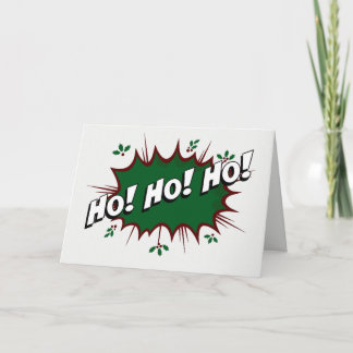 Cartão De Festividades Ho! Ho! Ho! Ho!