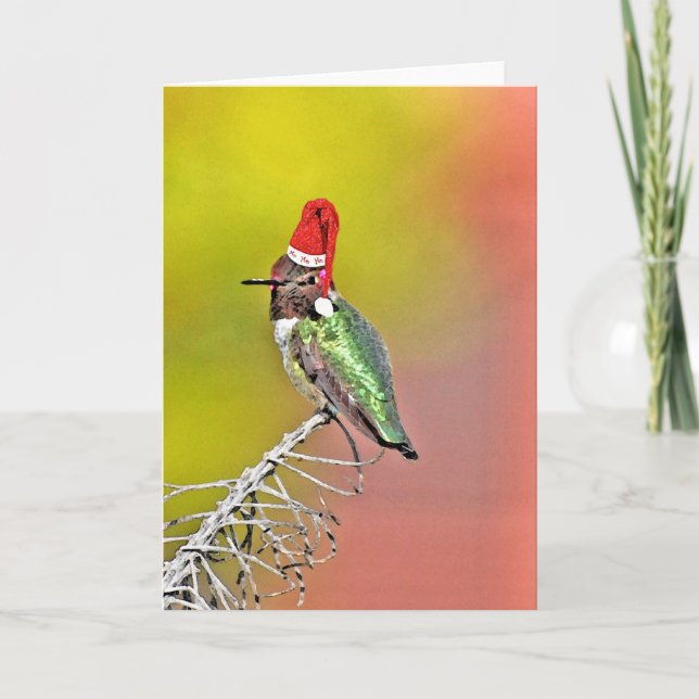 Cartão De Festividades Ho Ho Ho Humm (Frente)