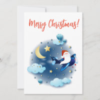 Ho ho ho! Papai Noel no avião