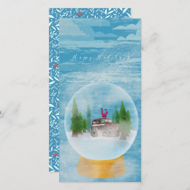 Cartão De Festividades Ho ho Holidays (Frente/Verso)