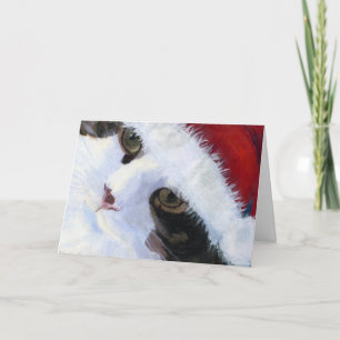 Cartão De Festividades HO HO Kitty Cat