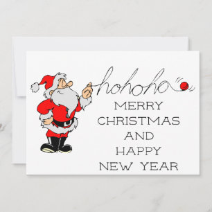 Cartão De Festividades Ho Ho Papais noeis