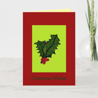 Cartão De Festividades Hoho Holly Christmas Card