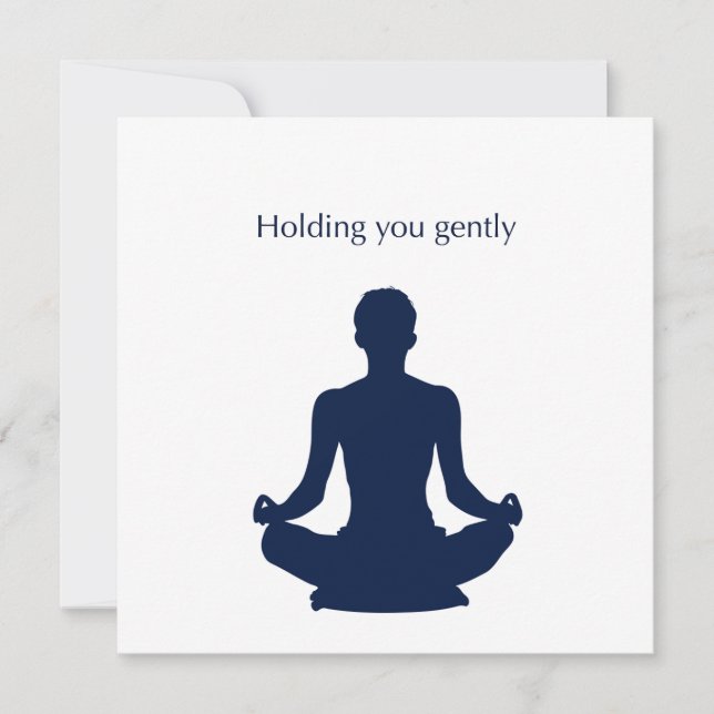 Cartão De Festividades Holding You Gently Art Card (Frente)