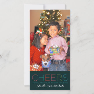 Cartão De Festividades Holiday and Christmas CHEERS card