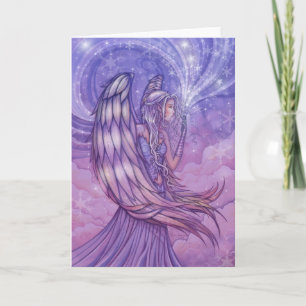 Cartão De Festividades Holiday Angel Christmas Card