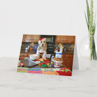 Cartão De Festividades Holiday Baking Card