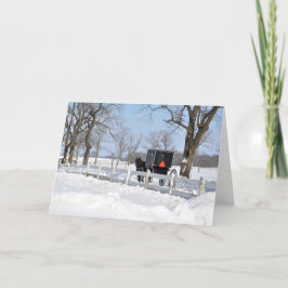 Cartão De Festividades Holiday Buggy Drive