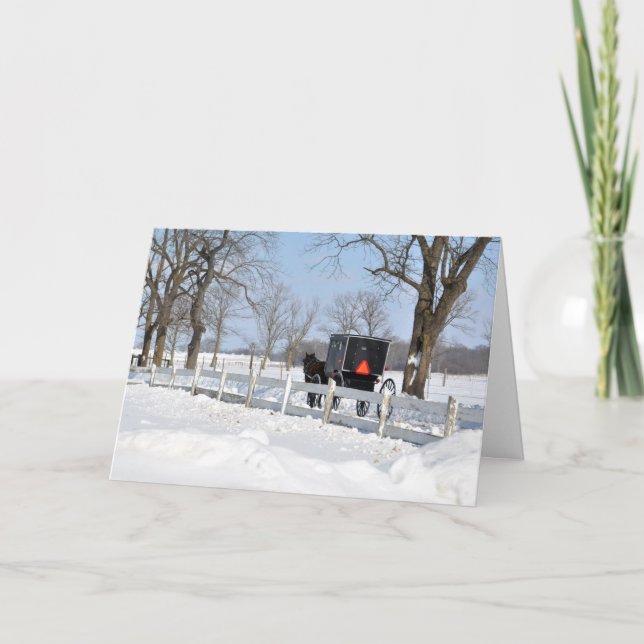 Cartão De Festividades Holiday Buggy Drive (Frente)