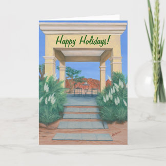 Cartão De Festividades Holiday Card "Desert Oasis" Southwest Theme