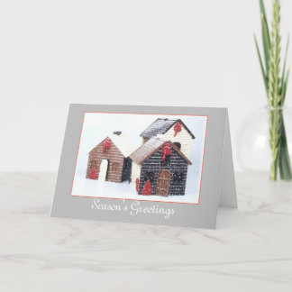 Cartão De Festividades Holiday Card - Season's Greetings