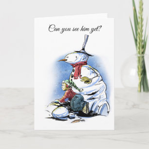 Cartão De Festividades Holiday Cartoon card
