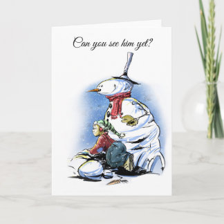 Cartão De Festividades Holiday Cartoon card