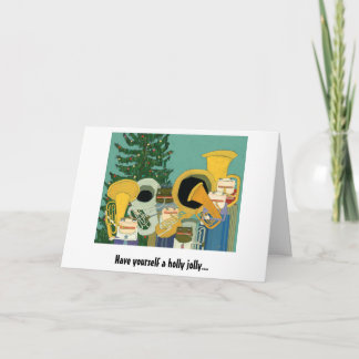 Cartão De Festividades holiday christmas card muscial