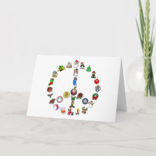 Cartão De Festividades Holiday Peace