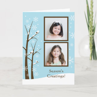 Cartão De Festividades Holiday photo card