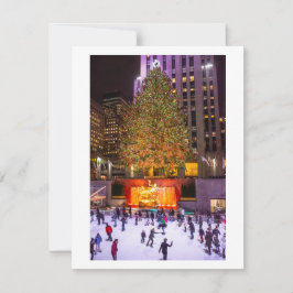 Cartão De Festividades Holiday Rink