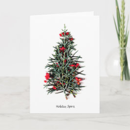 Cartão De Festividades Holiday Spirit card by Phaedra's Phantasies