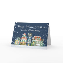 Holiday Winter Snow Homes