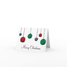 Holiday Yarn Balls ・ Artesanatos