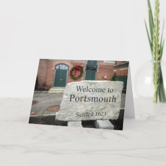 Cartão De Festividades Holidays In Portsmouth,NH