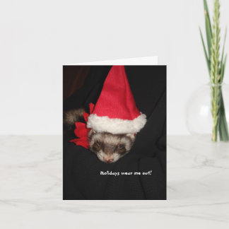 Cartão De Festividades Holidays Wear Me Out Christmas Card