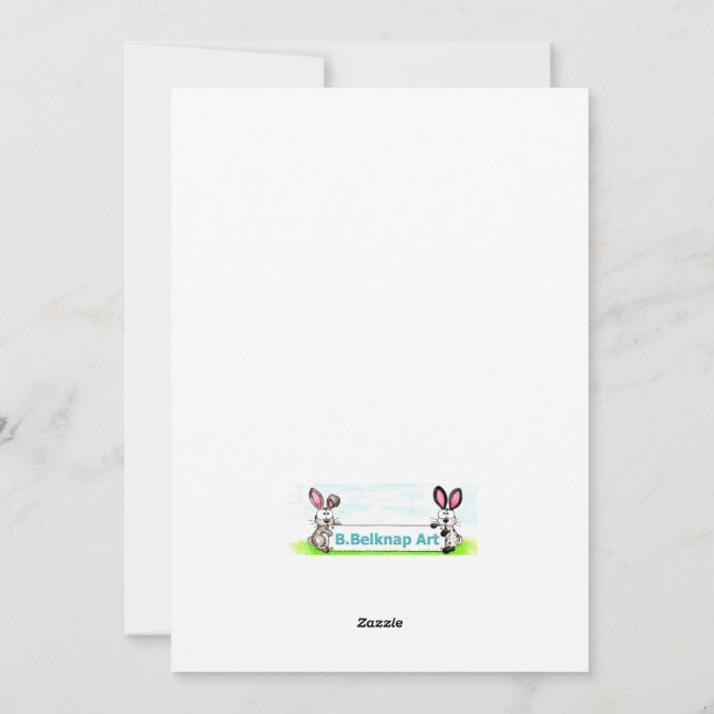 Cartão De Festividades Holly Cow Christmas (Verso)