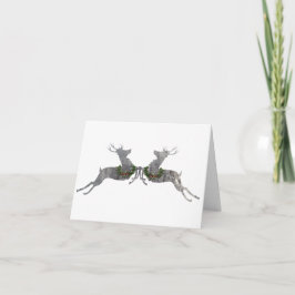 Cartão De Festividades Holly & Ivy Reindeer