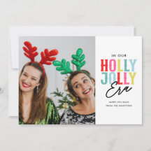 Holly Jolly Era Colorful Photo