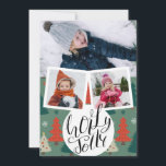 Cartão De Festividades Holly Jolly Fun Script Christmas Pine Tree Photo<br><div class="desc">Envie desejos e saudações quentes de feriado aos seus entes queridos com este cartão festivo, fofo e divertido de três (3) fotos colage, com três (3) fotos da sua família favorita, em um simples layout de colagem, com a apresentação "Holly Jolly", que aparece na divertida e fofinha tipografia de script....</div>