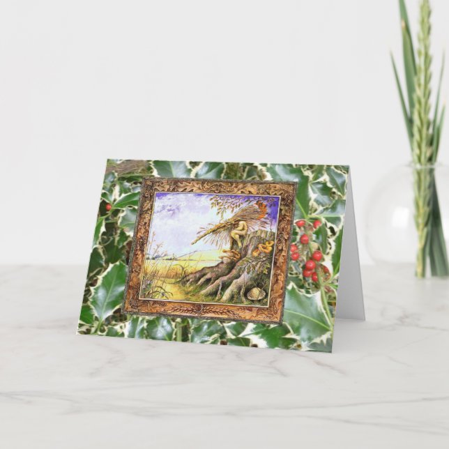 Cartão De Festividades Holly Spirit Card (Frente)