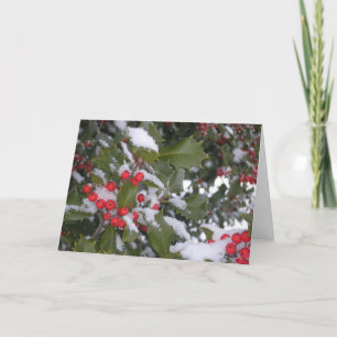 Cartão De Festividades "Hollyberry"
