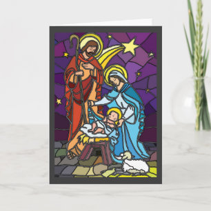 Cartão De Festividades Holy Family