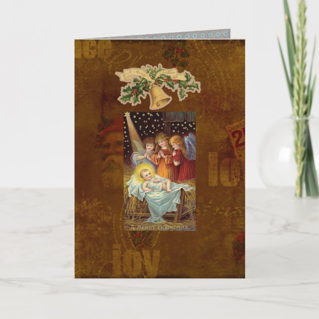 Cartão De Festividades Holy Season Christmas card (Frente)