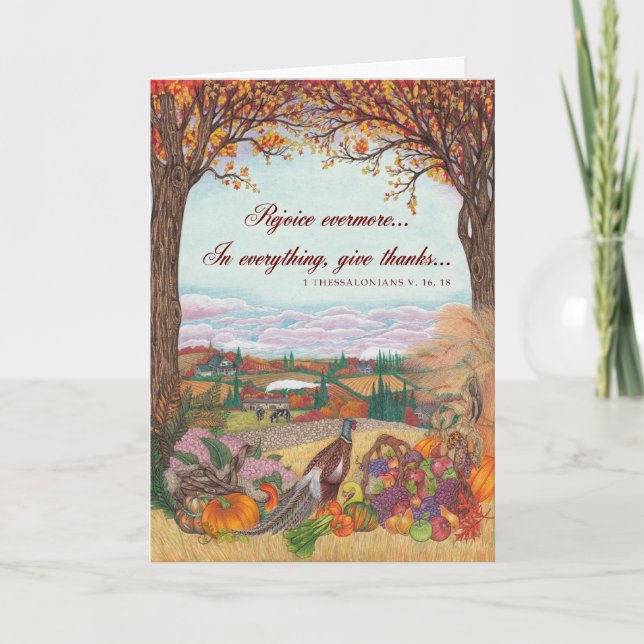 Cartão De Festividades Home for Thanksgiving ~ Greeting Card (Frente)