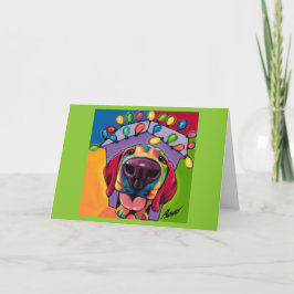 Cartão De Festividades Home for the Holidays! Holiday Card by Ron Burns