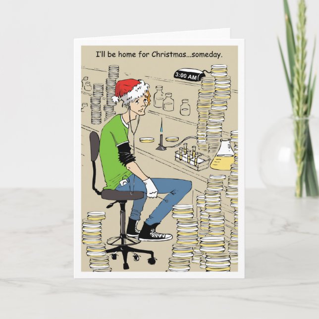 Cartão De Festividades Home for X-mas (Frente)