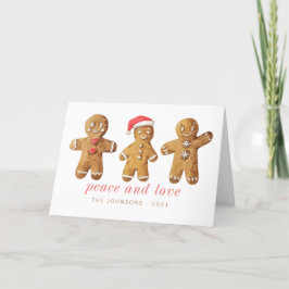 Cartão De Festividades Homem de Gingerpão de Cura Moderna