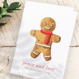 Cartão De Festividades Homem de Gingerpão de Cura Moderna