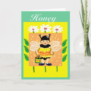 Cartão De Festividades Honey