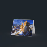 Cartão De Festividades Hoodoos, Winter, Bryce Canyon National Park, Utah<br><div class="desc">Fotografia de fosco Hoodoos com neve no Parque Nacional Bryce Canyon,  Utah. Foto de Ray Mathis.</div>