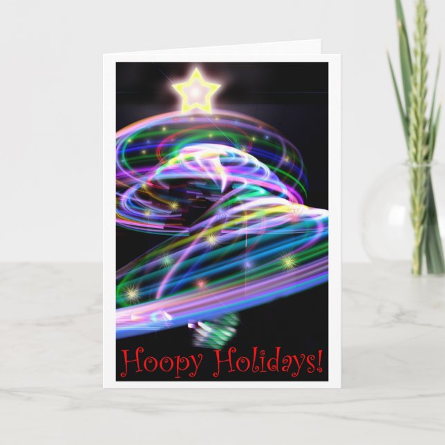 Cartão De Festividades Hoopy Holidays (Frente)