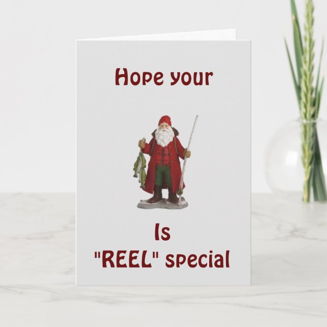 CARTÃO DE FESTIVIDADES HOPE YOUR CHRISTMAS IS *REEL* SPECIAL (LIKE YOU) (Frente)