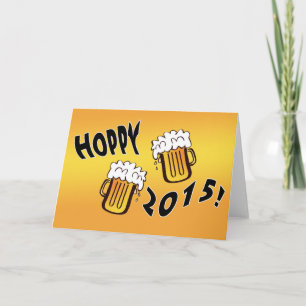 Cartão De Festividades Hoppy 2015 Dois Mugs