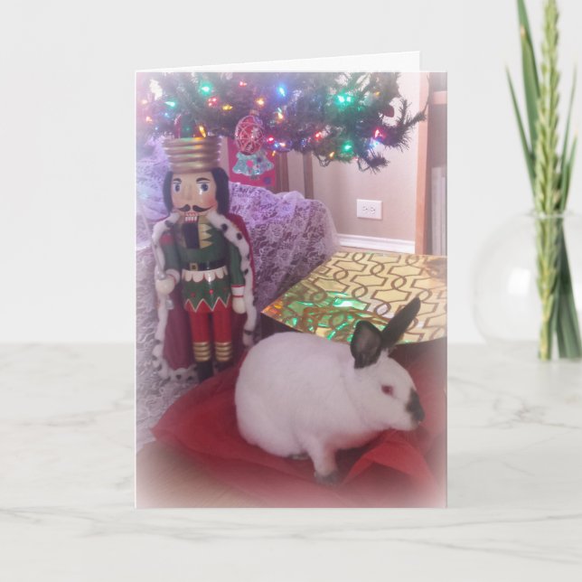 Cartão De Festividades 'Hoppy' Californian Christmas! (Frente)